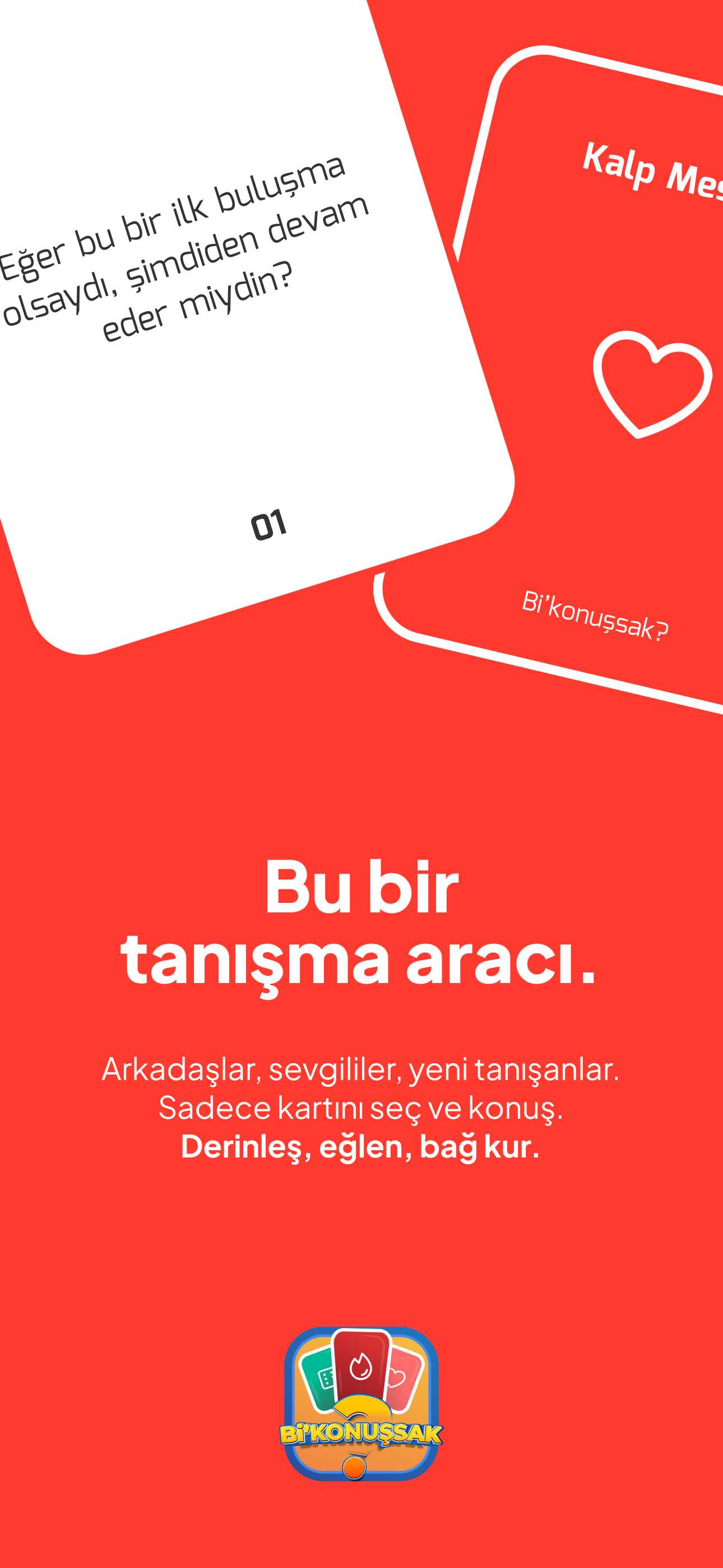 Bi Konuşsak Tanışma Arayüzü